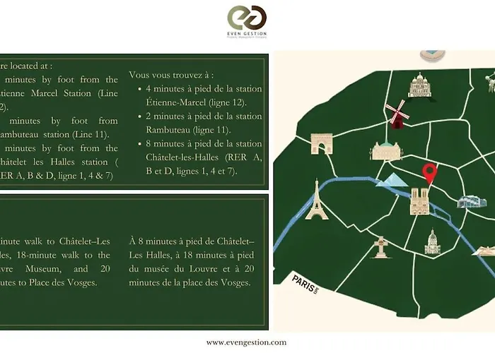 Luxurious Flat-le Marais - Beaubourg-paris 3#ac Apartment Paris